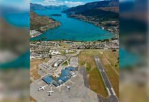 Pesquisa elege cenário do Aeroporto de Queenstown, na Nova Zelândia, como o mais bonito do mundo O aeroporto de Queenstown, na Nova Zelândia (Foto: TNZ/Divulgação)