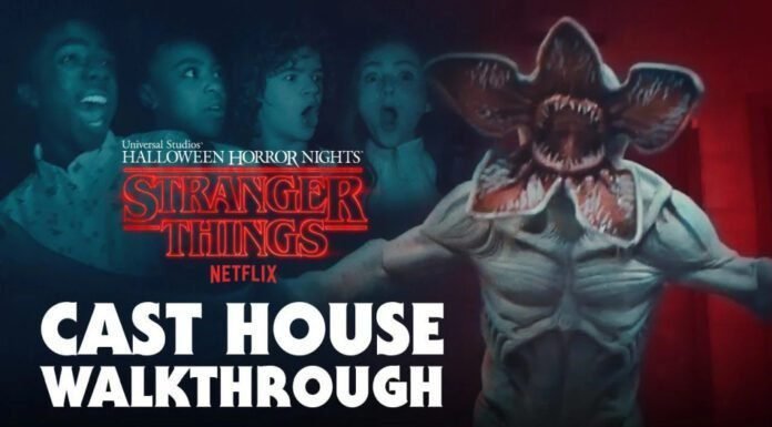 Elenco de ‘Stranger Things’ fica cara a cara com o Demogorgon, no Universal Studios Elenco de 'Stranger Things' fica cara a cara com o Demogorgon, no Universal Studios