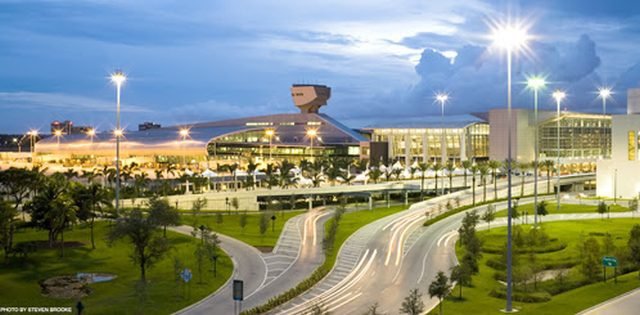 Vista do Aeroporto de Miami, na Flórida (Foto: Divulgação)