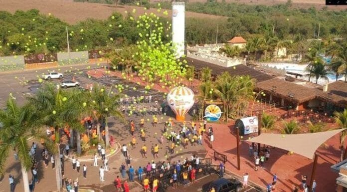 Parque Thermas dos Laranjais reabre ao público Reabertura do parque aquático Therma dos Laranjais no dia 1º de outubro (Foto: Divulgação)