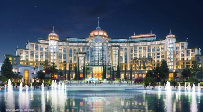 Universal Helios Grand Hotel: novo hotel do Epic Universe abre em 2025 Universal Helios Grand Hotel abre em 2025 no Epic Universe (Foto: Divulgação)