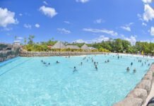 Isla Negra no Maranhão homenageia Pablo Neruda com piscina de ondas Isla Negra simula mar chileno e integra atrações radicais no Maranhão (Foto: Divulgação)