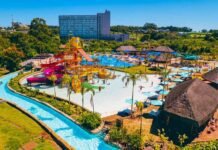 Blue Park entra no ranking dos cinco melhores da América do Sul Blue Park de Foz do Iguaçu é finalista no World Travel Awards (Foto: Divulgação/Grupo Mabu)