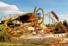 Homem morre após andar na montanha-russa ‘Stardust Racers’ no Epic Universe Universal fecha 'Stardust Racers' após morte de visitante no parque (Foto: Divulgação/Universal)