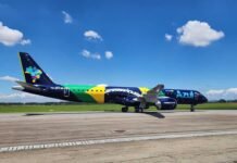 Azul inicia voos diretos entre Congonhas e Foz do Iguaçu Azul estreia duas operações diárias entre Congonhas e Foz do Iguaçu com aeronaves Embraer E2 (Foto: Divulgação/Azul)