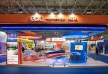 GOL leva experiências e sorteios de passagens à ABAV Expo 2025 Visão geral do estande da GOL em parceria com a Air France e KLM na ABAV Expo 2025, no Rio de Janeiro (Foto: Victor Erlacher Espindula/Divulgação GOL)