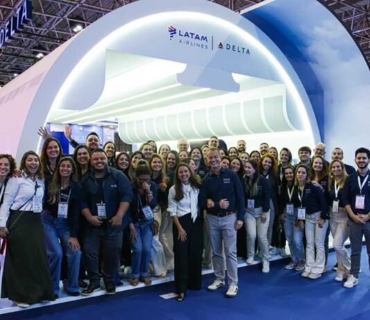 LATAM anuncia recorde de passageiros em evento da ABAV Expo 2025 LATAM registra alta em voos no Rio durante a ABAV Expo 2025 (Foto: Divulgação)