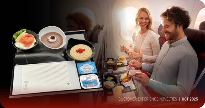 Turkish Airlines atualiza refeições e menus digitais nos voos (Foto: Divulgação) Turkish Airlines atualiza refeições e menus digitais nos voos (Foto: Divulgação)
