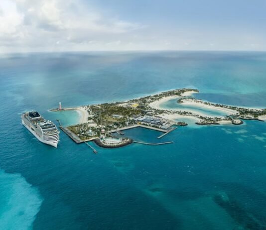 MSC Cruzeiros amplia programação familiar em ilha privativa nas Bahamas MSC Cruzeiros anuncia novas experiências para famílias na Ocean Cay (Foto: Divulgação)