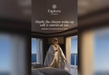 Explora Journeys lança campanha global sobre hotel no oceano Explora Journeys apresenta campanha que redefine viagem marítima (Foto: Divulgação)