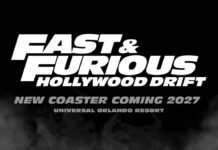 Universal anuncia montanha-russa de ‘Velozes e Furiosos’ para 2027 'Fast & Furious: Hollywood Drift' estreia em 2027 na Universal (Foto: Divulgação)