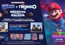 Nestlé e LATAM distribuem Bono e Negresco em voos para Orlando Passageiros da LATAM recebem Bono e Negresco em voos para Orlando durante ação da Nestlé (Foto: Divulgação)