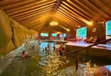 Famílias buscam parques aquáticos fora do verão em SP Magic City reúne hospedagem e parque aquático em São Paulo (Foto: Divulgação)