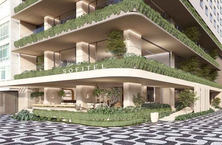 Fachada do Sofitel Rio de Janeiro Ipanema terá vista para a orla de Ipanema (Foto: Divulgação)