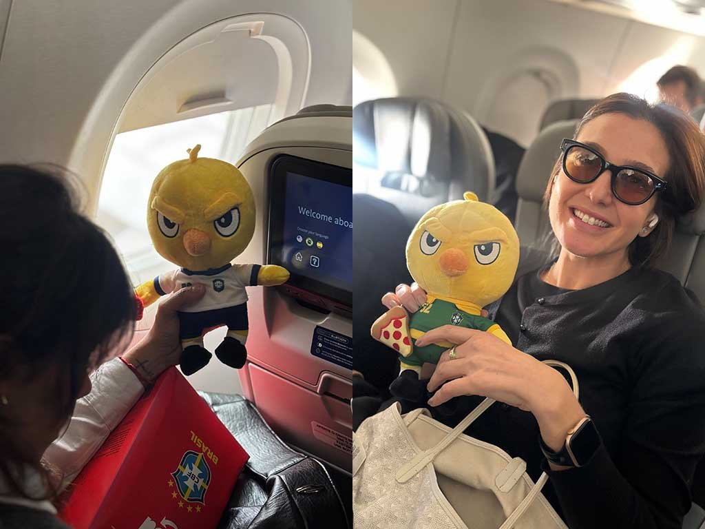 Clientes encontraram Canarinhos iFood nos assentos das aeronaves da Azul (Fotos: Divulgação/Azul) Clientes encontraram Canarinhos iFood nos assentos das aeronaves da Azul (Fotos: Divulgação/Azul)