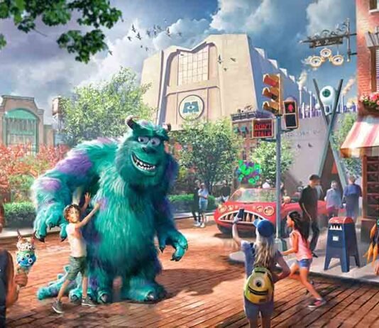 Disney revela detalhes da área ‘Monstropolis’ no Hollywood Studios Conceito artístico mostra a futura área ‘Monstropolis’ no parque (Foto: Divulgação)