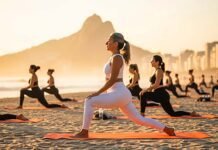 GOL promove ações na Barra durante encontro da IATA no Rio Quiosque Nana 2 recebe programação especial da GOL na Barra da Tijuca (Foto: Divulgação)