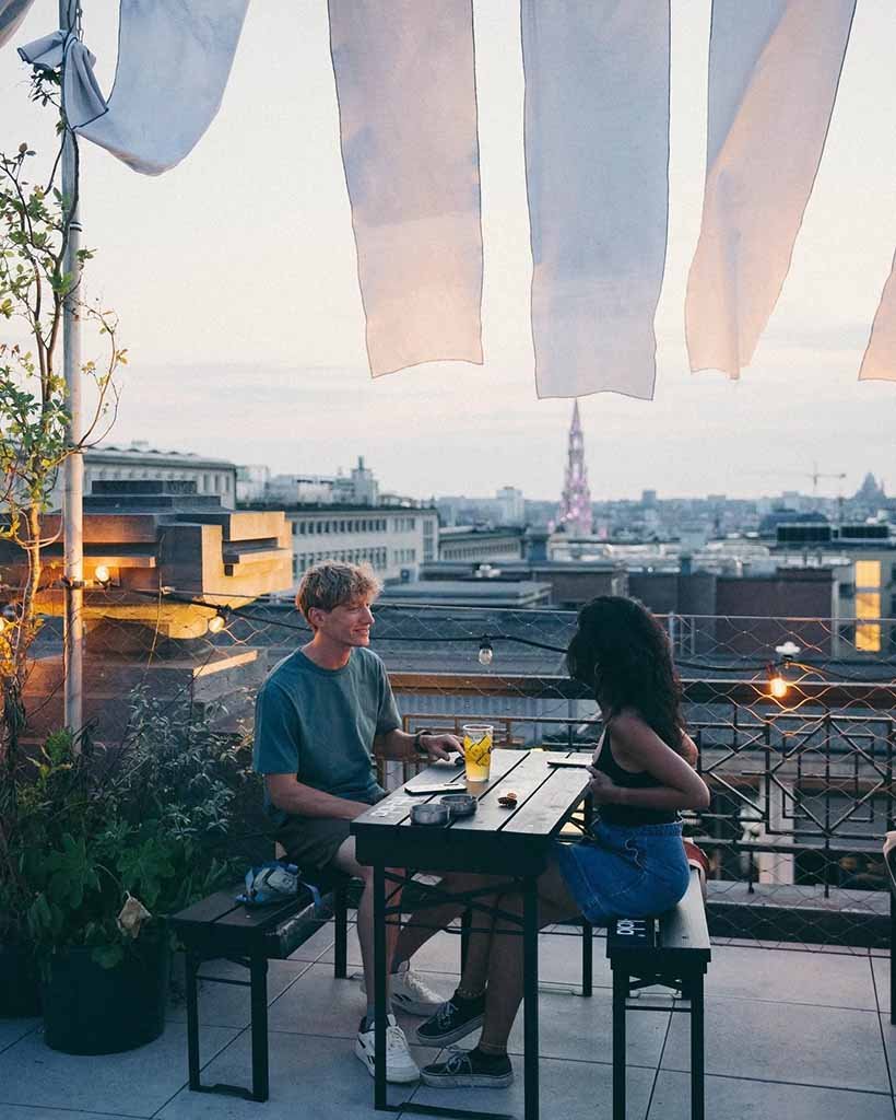 Bozar Rooftop (Foto: Divulgação/Visit Bruxelas) Bozar Rooftop (Foto: Divulgação/Visit Bruxelas)