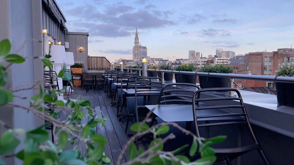 The Eight Rooftop Brussels (Foto: Divulgação/Visit Bruxelas) The Eight Rooftop Brussels (Foto: Divulgação/Visit Bruxelas)