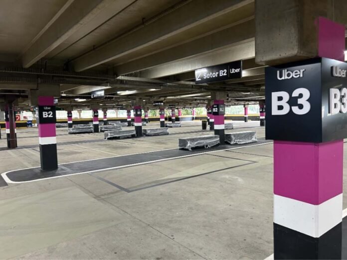 Espaço Uber ocupa uma área de 2.500 m² no Terminal Rodoviário Tietê (Foto: Divulgação/Uber Brasil) Espaço Uber ocupa uma área de 2.500 m² no Terminal Rodoviário Tietê (Foto: Divulgação/Uber Brasil)