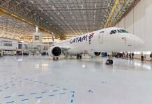 LATAM inicia voos entre Macaé e Guarulhos em fevereiro de 2027 Embraer E195-E2 será a aeronave utilizada na operação entre Macaé e Guarulhos (Foto: ASA/LATAM)