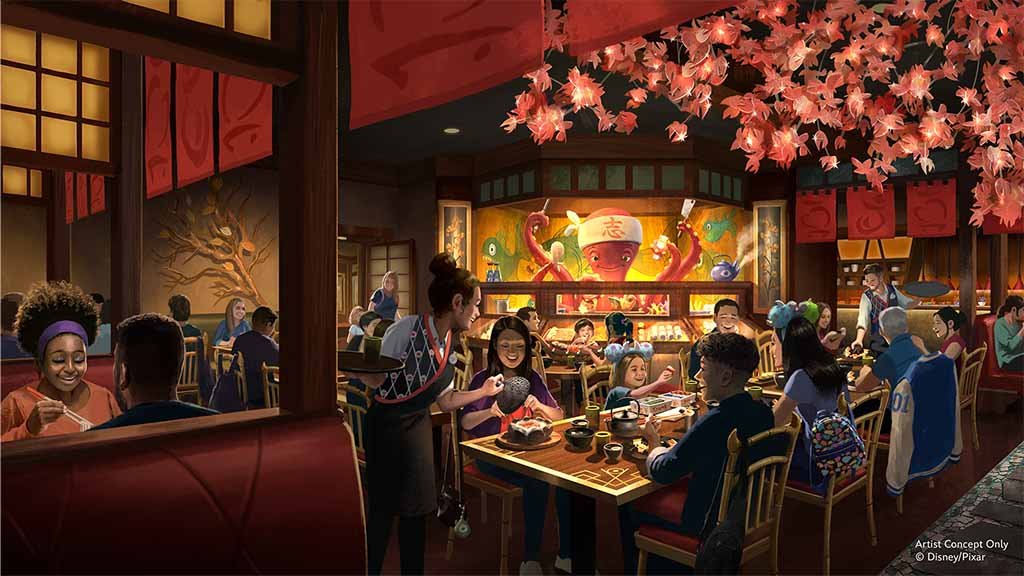 Harryhausen’s Restaurant terá um chef de sushi representado por um Audio-Animatronics (Foto: Divulgação/Disney) Harryhausen’s Restaurant terá um chef de sushi representado por um Audio-Animatronics (Foto: Divulgação/Disney)