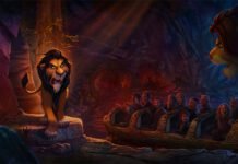 ‘O Rei Leão’ terá figura de Scar em atração aquática da Disneyland Paris Scar terá sua primeira figura Audio-Animatronics em uma atração de O Rei Leão (Foto: Divulgação/Disney)