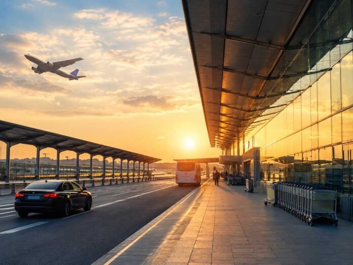 Pesquisa compara acesso terrestre e opções de transporte em oito aeroportos (Foto: ChatGPT) Pesquisa compara acesso terrestre e opções de transporte em oito aeroportos (Foto: ChatGPT)