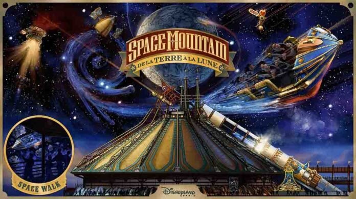 Nova versão da Space Mountain recuperará elementos apresentados na atração em 1995 (Foto: Divulgação/Disney)
