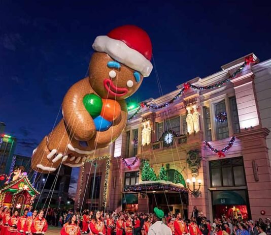 Natal no Universal Orlando reúne Grinch, Harry Potter e desfile Macy’s Universal’s Holiday Parade featuring Macy’s passará pelo Universal Studios Florida (Foto: Divulgação/Universal Orlando)