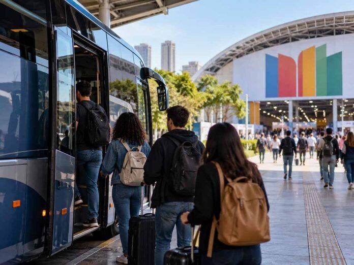 Buscas por passagens de ônibus para São Paulo cresceram 63,3% na última semana de agosto (Foto: ChatGPT)