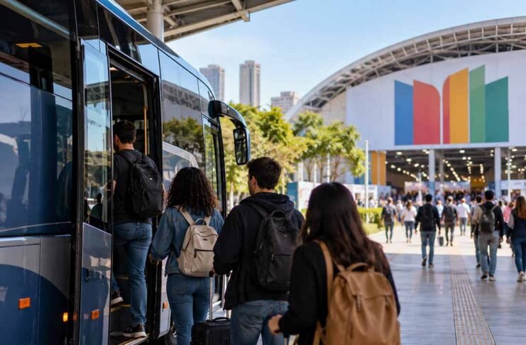Buscas por passagens de ônibus para São Paulo cresceram 63,3% na última semana de agosto (Foto: ChatGPT)