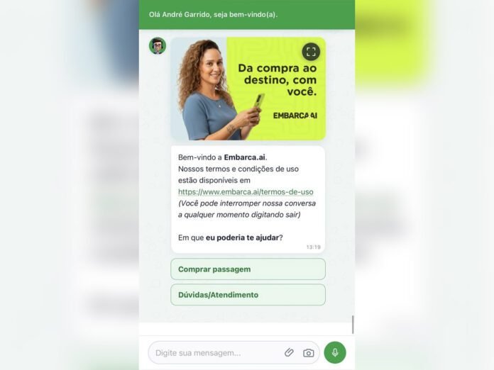 VaideBus e Embarca.ai anunciam integração para venda de passagens rodoviárias pelo WhatsApp (Foto: Divulgação) VaideBus e Embarca.ai anunciam integração para venda de passagens rodoviárias pelo WhatsApp (Foto: Divulgação)