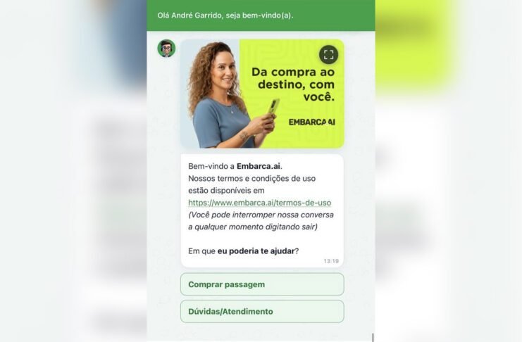 VaideBus e Embarca.ai anunciam integração para venda de passagens rodoviárias pelo WhatsApp (Foto: Divulgação)